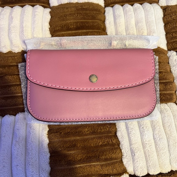 Coach Handbags - Coach 1941 Glove Tanned Leather Clutch in Rose NWTS!